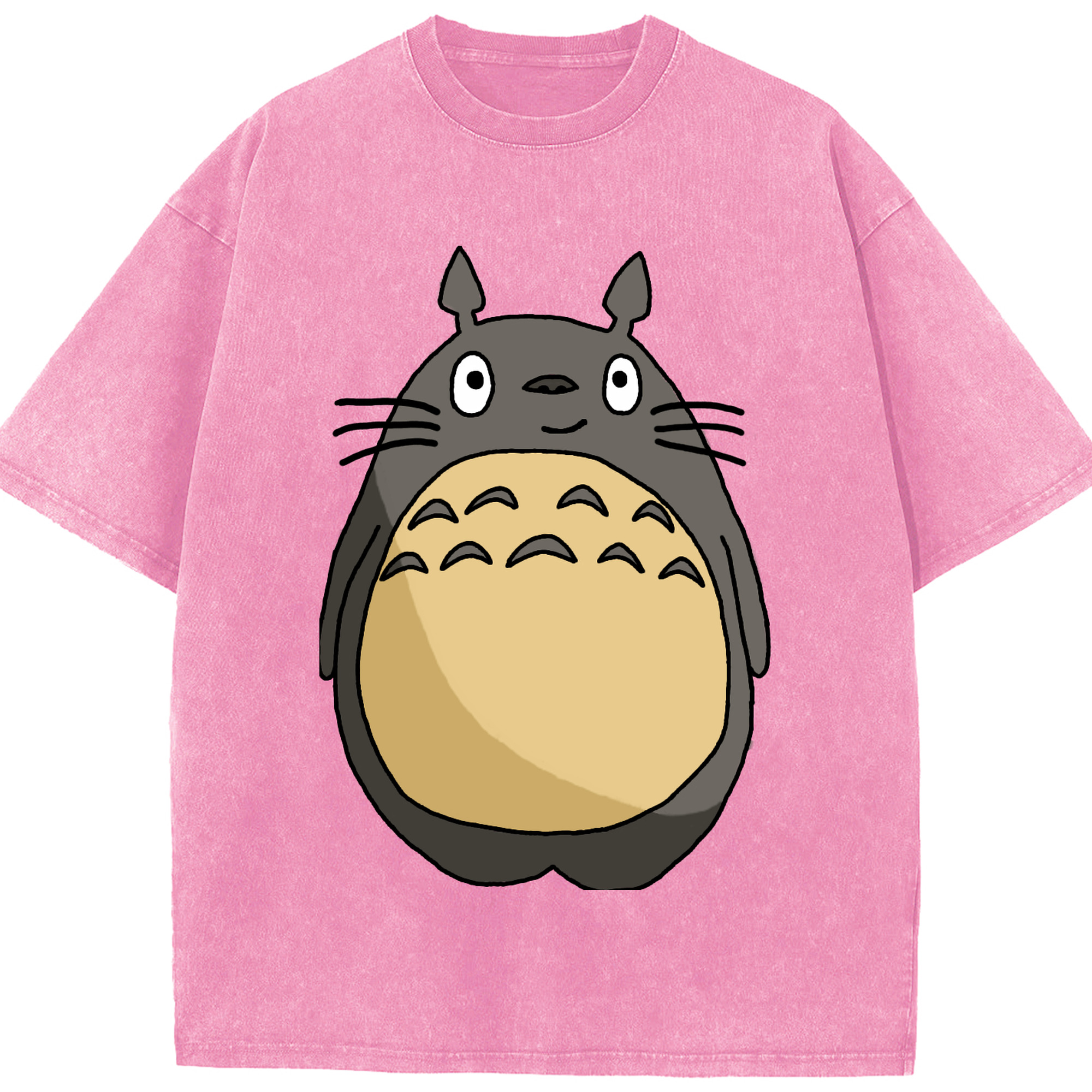 （画像用） となりのトトロ 草壁メイ 草壁サツキ My Neighbor Totoro Satsuki Kusakabe Mei Kusakabe 綿100% ヴィンテージ風 半袖Tシャツ（フロントプリント）
